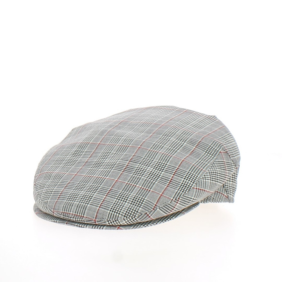 Changy Flat Cap with Prince of Wales Pattern