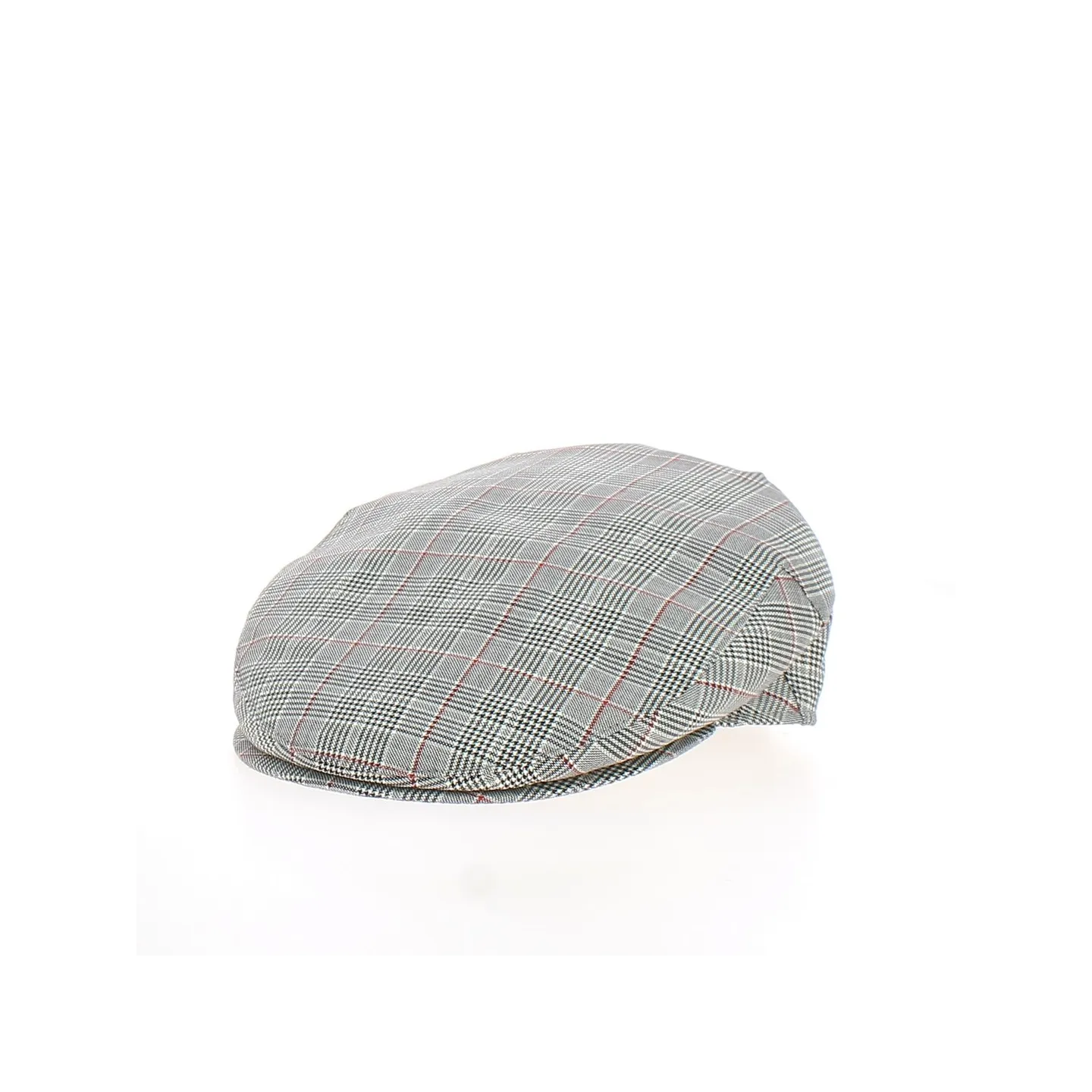 Flat Cap with Prince of Wales Pattern
