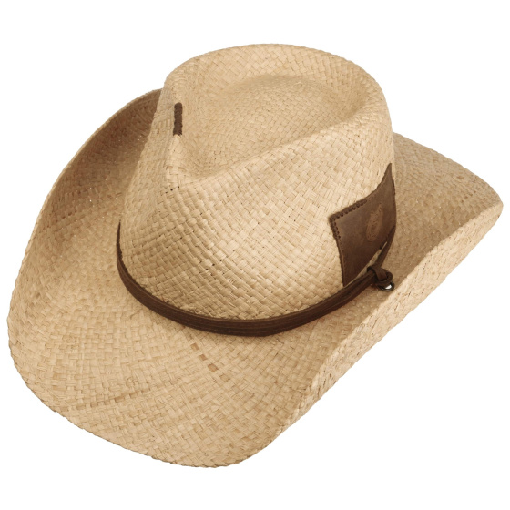 Stetson Mansfield Western Raffia Natural Straw Hat Stetson Mansfield Western Raffia Natural Straw Hat