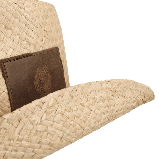 Stetson Mansfield Western Raffia Natural Straw Hat Stetson Mansfield Western Raffia Natural Straw Hat