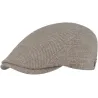 Casquette Plate Nagata Lin & Laine Beige - Fléchet
