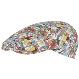 Polino Rounded Cotton Cap Multicolor Hawaii Patterns - Flechet