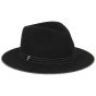 Le Flo Fedora Hat Black Wool Felt - Flechet