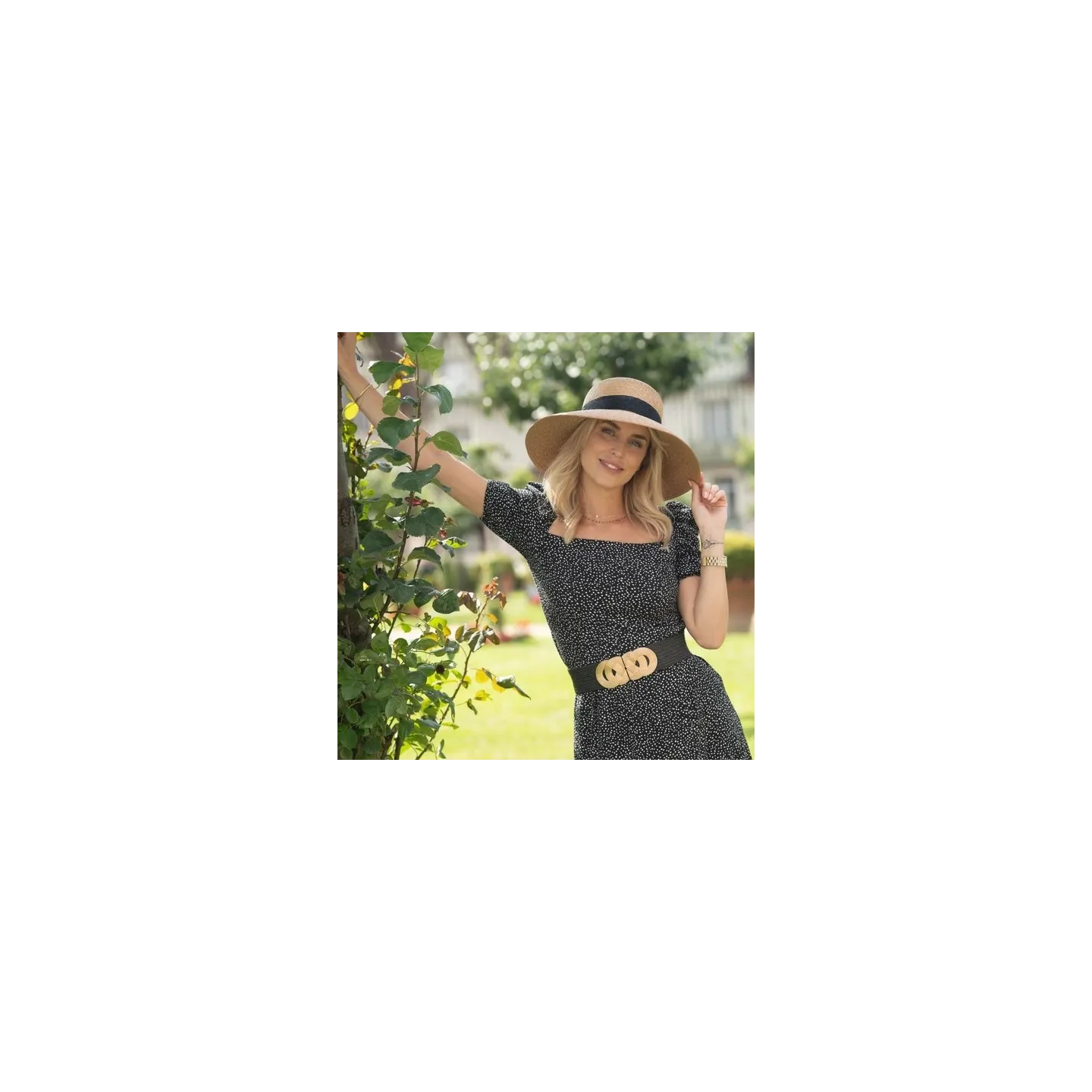 Capeline Couture Monique Paille Naturelle - Flechet