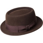 Brown Porkpie Darron Hat - Bailey