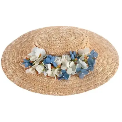 Small Provencal Maya Natural Straw Hat - Traclet Reference: 21962| Chapellerie Traclet