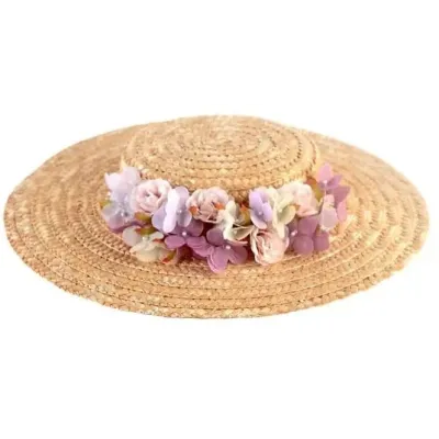 Little Provençal Hat Malva Natural Straw - Traclet   Reference: 21963| Traclet Hat Shop