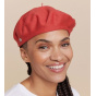 Authentic Summer Cotton Tile Red Beret - Heritage by Laulhère