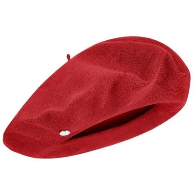 Béret Authentique Été Coton Rouge Tuile - Héritage par Laulhère Reference : 21973| Chapellerie Traclet