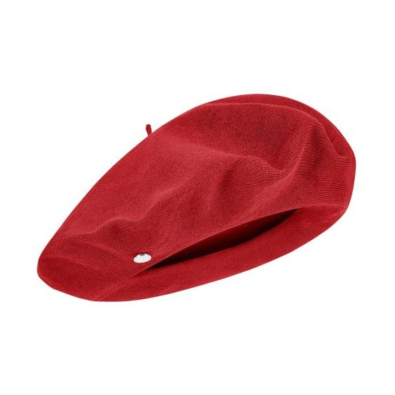 Béret Authentique Été Coton Rouge Tuile - Héritage par Laulhère