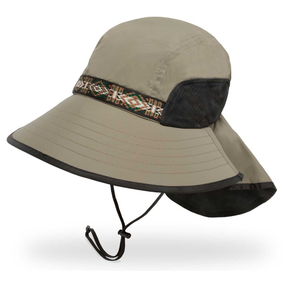 Casquette Cache Nuque aventure Olive UPF 50+ - Traclet Casquette Cache Nuque aventure Olive UPF 50+ - Traclet