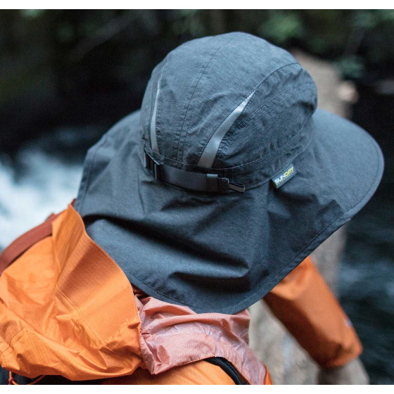 Grey Ultra Adventure Neck Cover Cap UPF 50+ - Traclet
