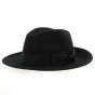 Chapeau Fedora Noir en Feutre Laine