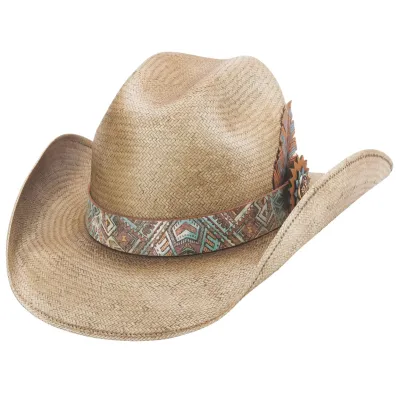 CowBoy Southwest Love Straw Hat - Bullhide Reference: 21989 | Chapellerie Traclet