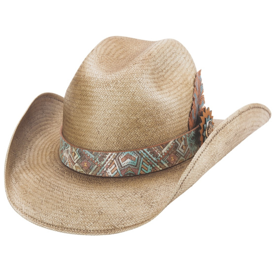 CowBoy Southwest Love Straw Hat - Bullhide
