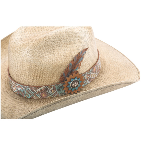 CowBoy Southwest Love Straw Hat - Bullhide