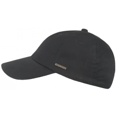 Black Cotton Xess Baseball Cap - Hatland Reference: 22005| Traclet Hat Shop