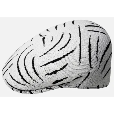 Casquette Plate Swerve 504 Noir & Blanc - Kangol