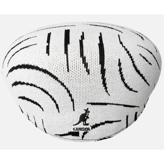 Casquette Plate Swerve 504 Noir & Blanc - Kangol Casquette Plate Swerve 504 Noir & Blanc - Kangol