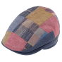 Naples Flat Cap Linen & Cotton Patchwork - Traclet