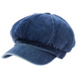 Jansper Newsboy Cap Washed Blue Denim - Traclet