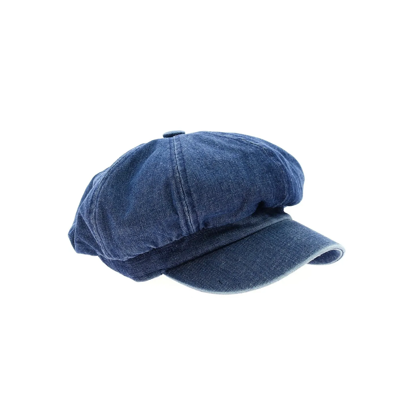 Jansper Newsboy Cap Washed Blue Denim - Reference: 1757 | Traclet Hatters