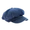 Jansper Newsboy Cap Washed Blue Denim - Reference: 1757 | Traclet Hatters