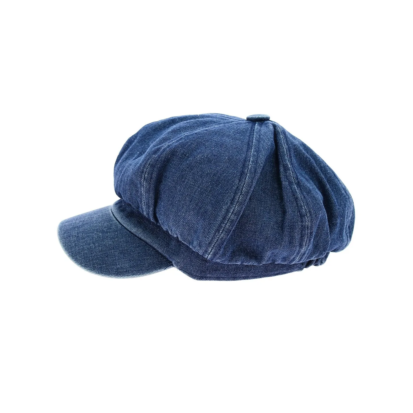 Jansper Newsboy Cap Washed Blue Denim - Reference: 1757 | Traclet Hatters