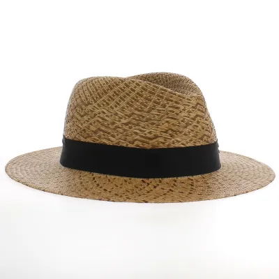 Chicago Straw Fedora Hat