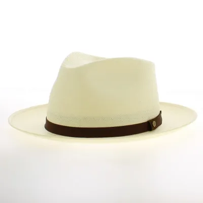 Chapeau Panama Classique en Paille Naturelle