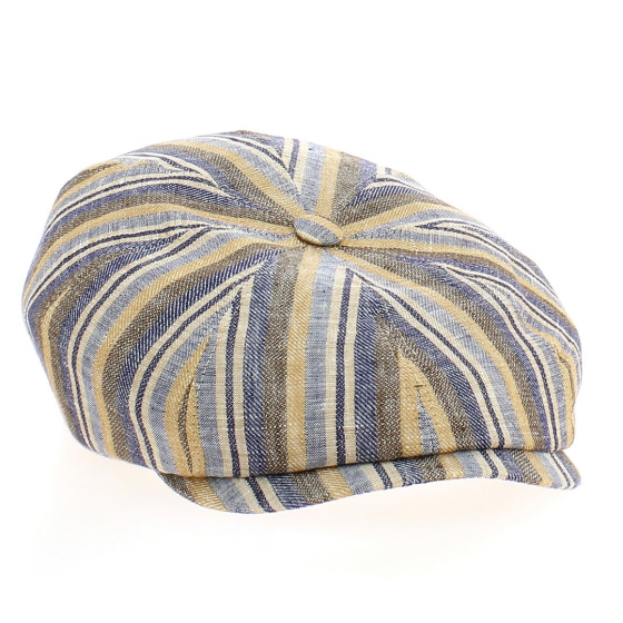 Casquette Gavroche Rayée Multicolore