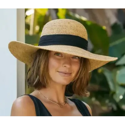 Capeline Kauai Sun Raphia Naturel - Conner Hats  Reference : 22037| Chapellerie Traclet