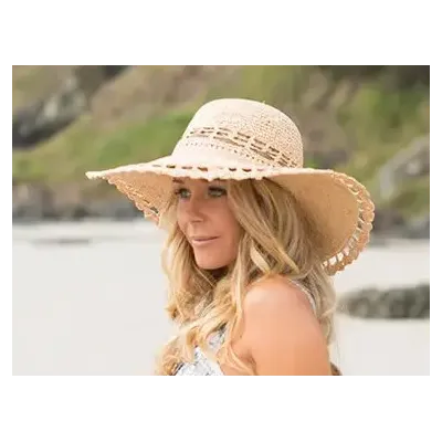 Natural Raffia Summer Wide Brim Hat - Conner Hats   Reference: 22038| Traclet Hat Shop
