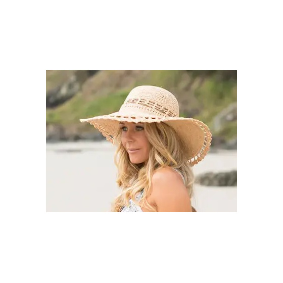 Natural Raffia Summer Wide Brim Hat - Conner Hats
