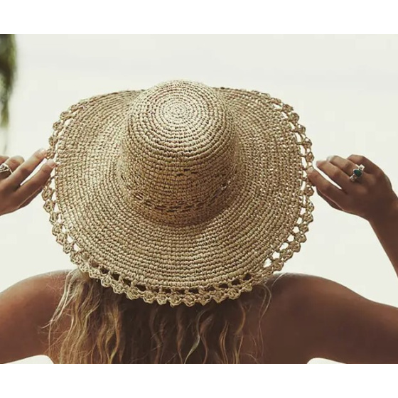 Capeline Summer Raphia Naturel - Conner Hats Capeline Summer Raphia Naturel - Conner Hats