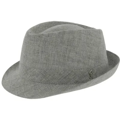 Chapeau Trilby Ctane Lin Noir UPF 40+ - Fléchet