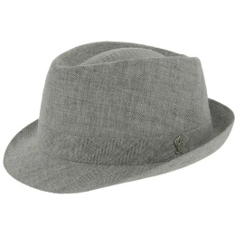 Black Linen Ctane Trilby Hat UPF 40+ - Fléchet