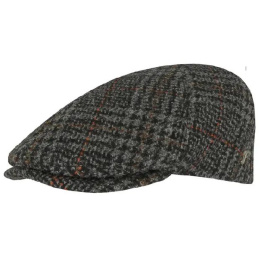 Le Coteau Flat Cap Grey Virgin Wool - Flechet