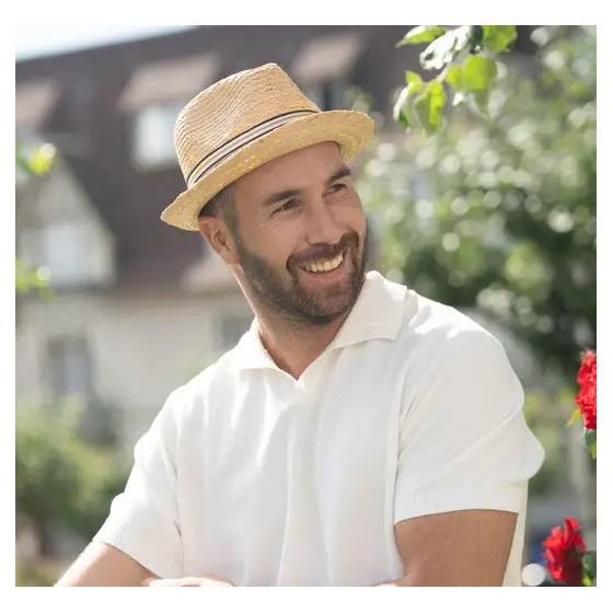 Flechet Raffia Trilby Hat