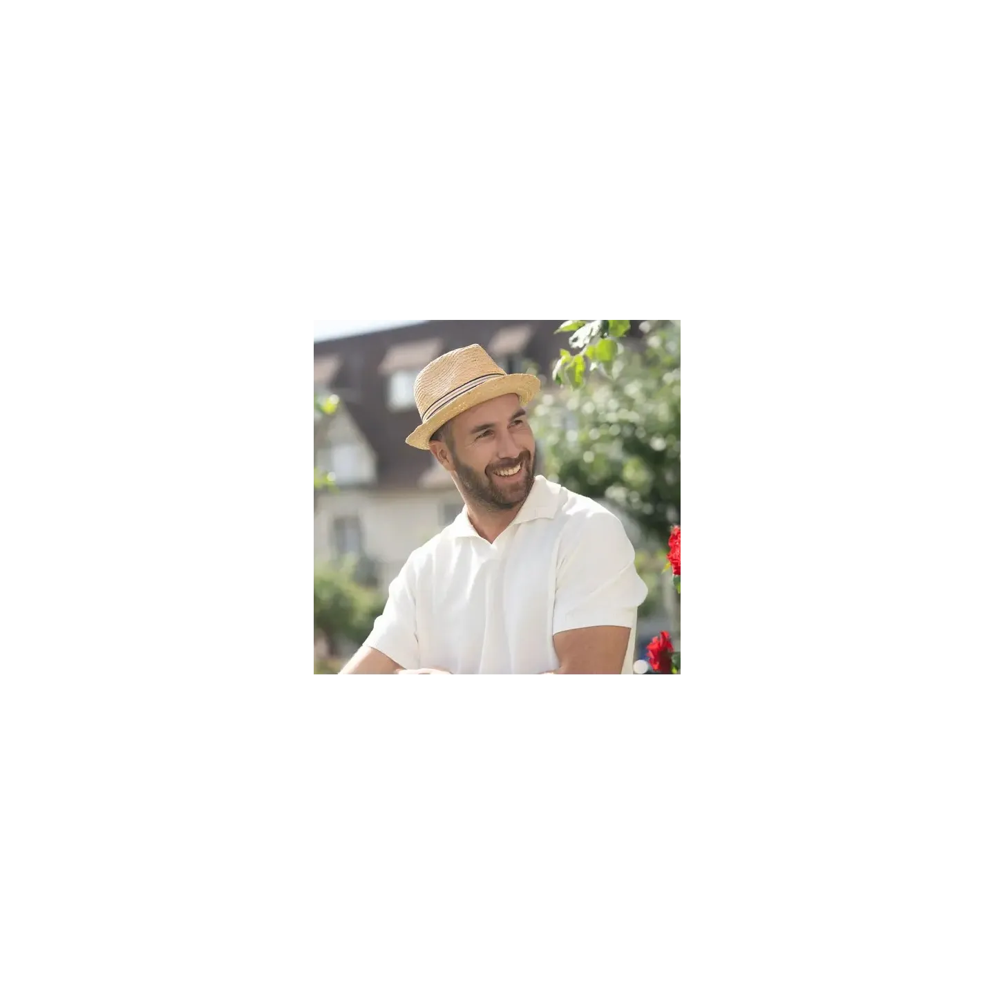 Flechet raffia trilby hat ref - 20243