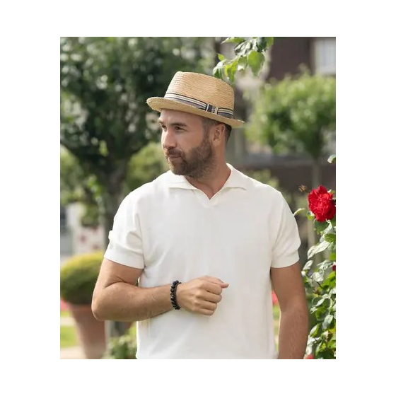 Chapeau Trilby Raphia Flechet
