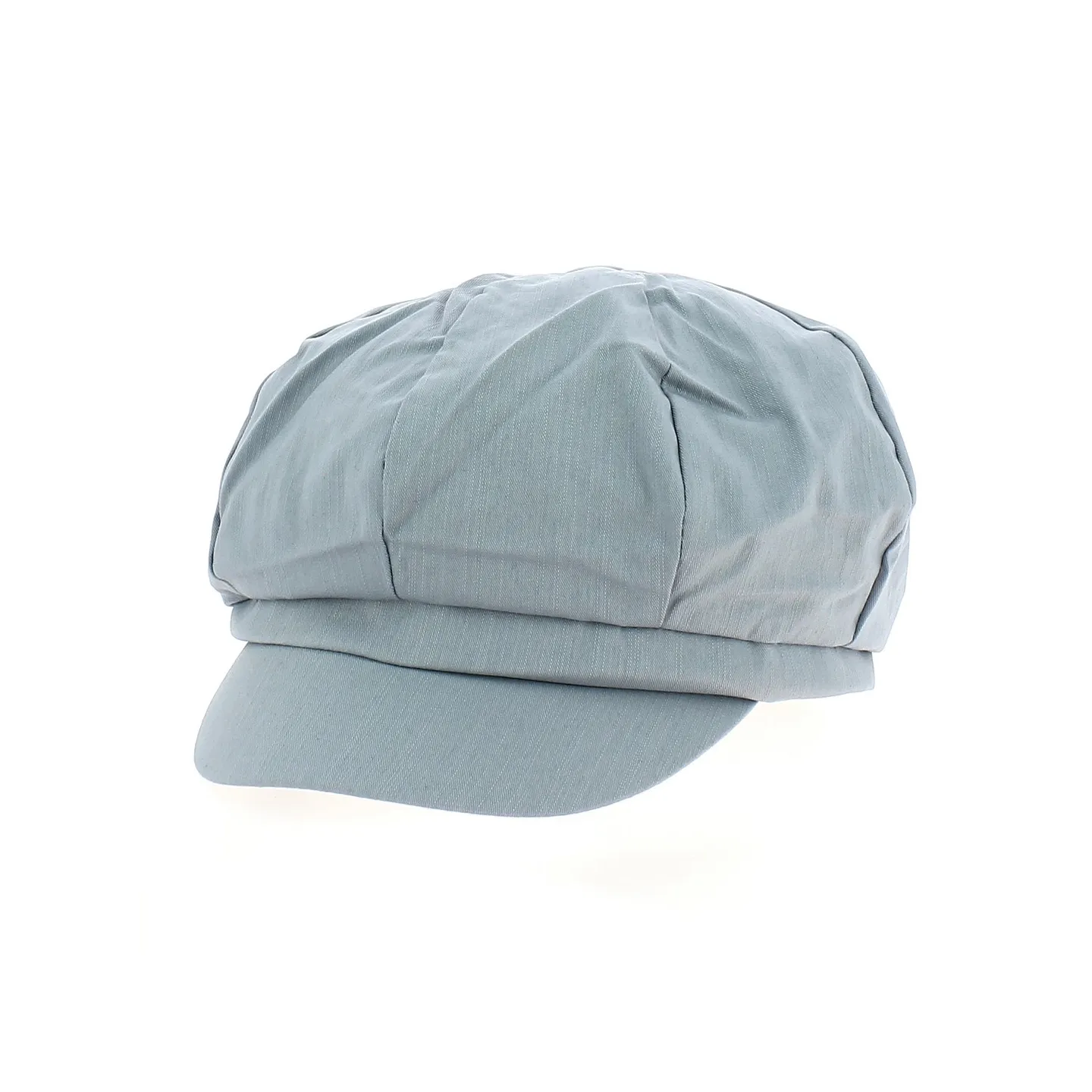 Light Blue Cotton Newsboy Cap