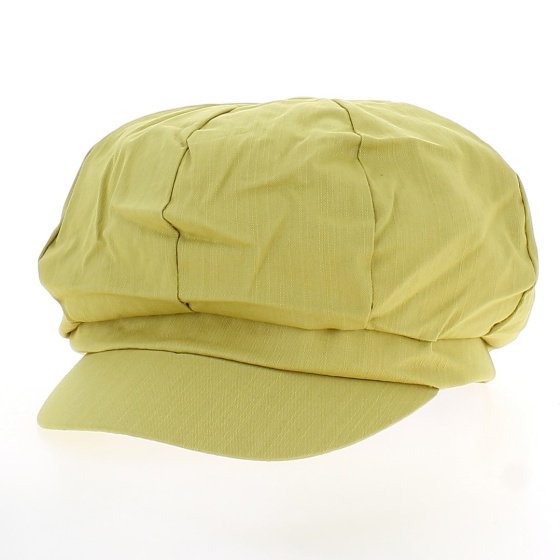 Casquette Gavroche Coton Jaune
