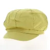 Casquette Gavroche Coton Jaune