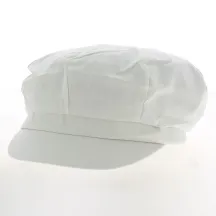 Casquette Gavroche Coton Blanc