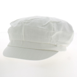 Casquette Gavroche Coton Blanc
