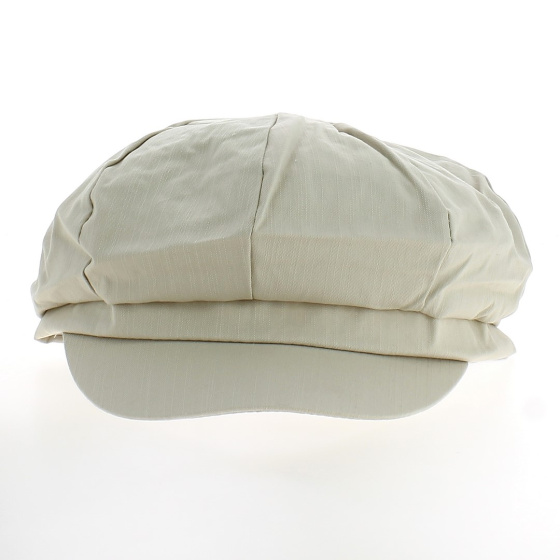 Casquette Gavroche Coton Beige