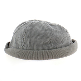 Bonnet Coton Doublé Gris