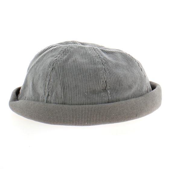 Bonnet Coton Doublé Gris