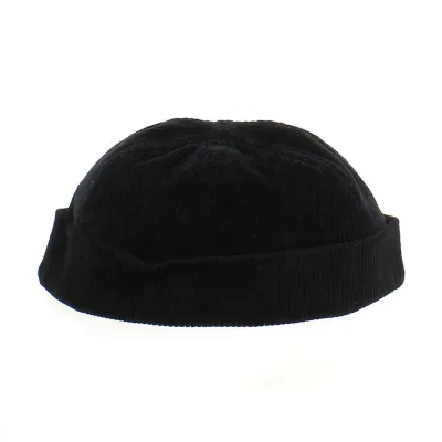 Bonnet Coton Doublé Noir